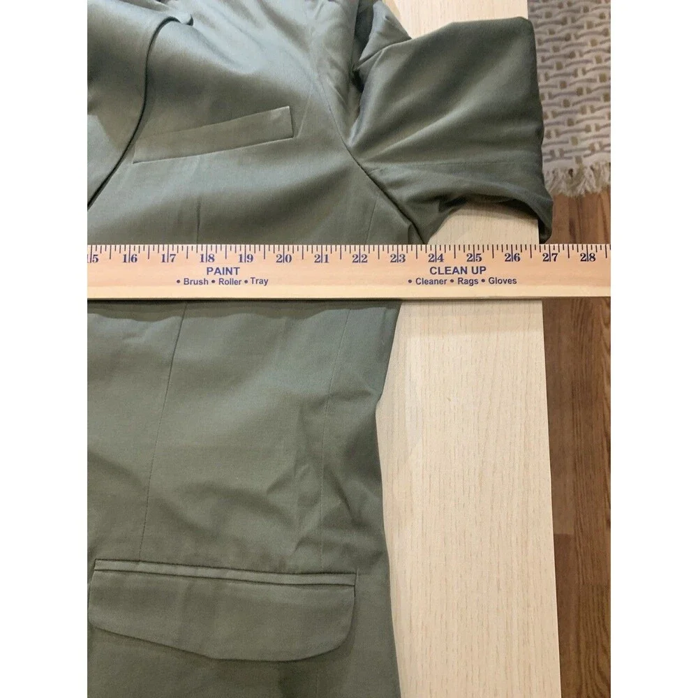 Structure Green 90’s Safari Field Jacket Style Blazer Sportcoat Jacket Mens XL